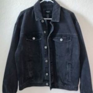 Forever 21 Black Jean Jacket